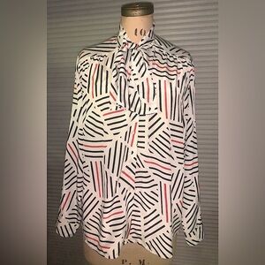 Alfred Dunner Vintage 80s Blouse.